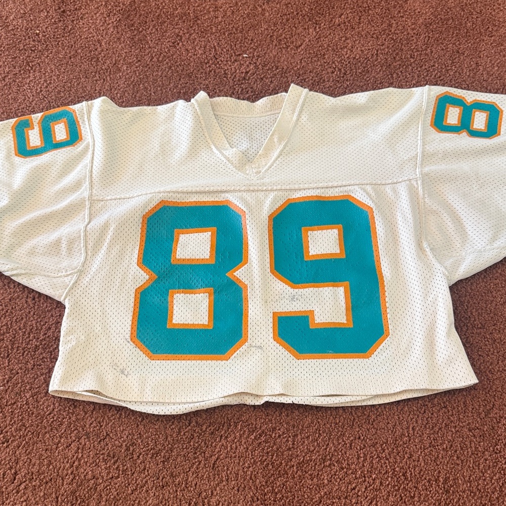 Miami Dolphins half cut number 89 jersey - Nat Moore
